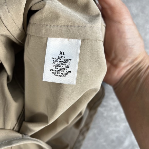 Magellan‎ Beige Outdoor Shorts Women's XL Fish Gear Water Repellent Drawstring - Picture 7 of 14